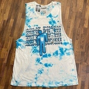 Billie Eilish Women’s tie dyed sleeveless tank top. Size L. NWT